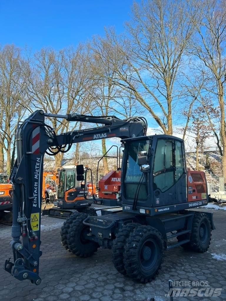 Atlas 140W-BLUE Pyöräkaivukoneet