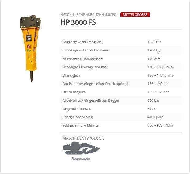 Indeco HP 3000 FS Iskuvasarat