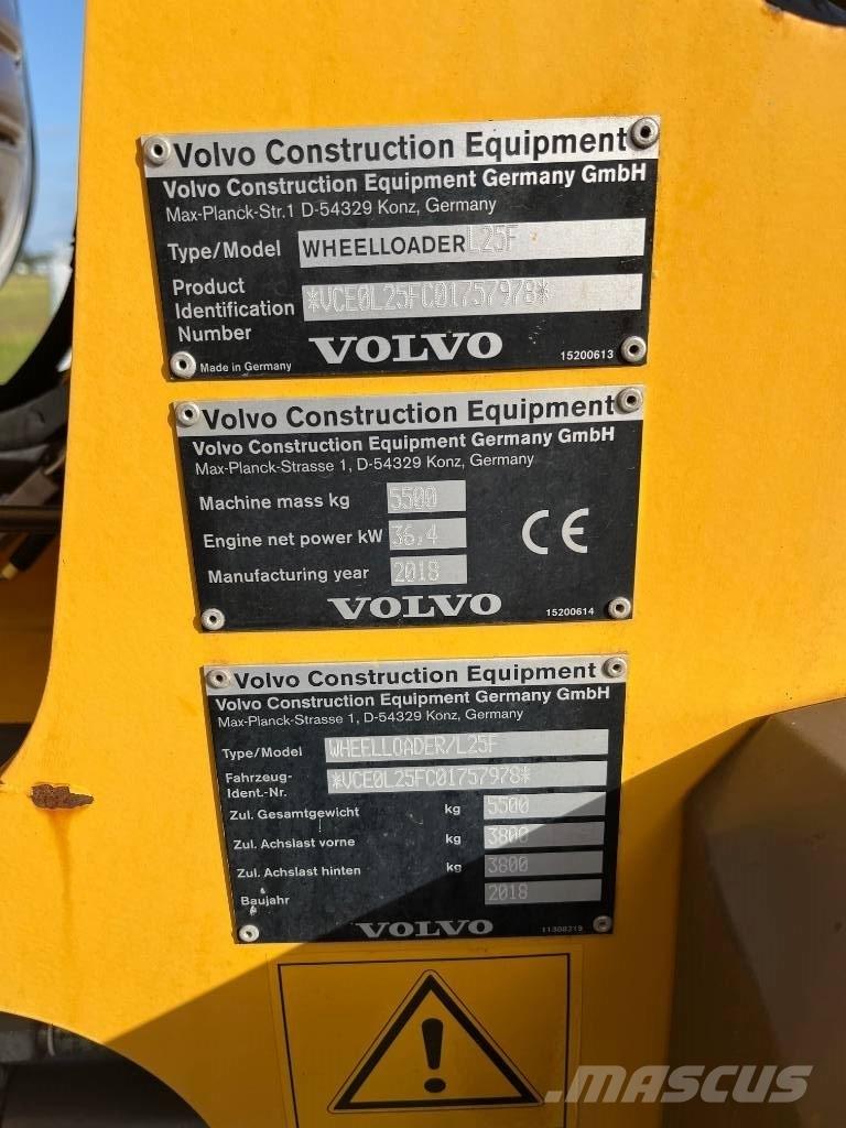Volvo L 25 F Pyöräkuormaajat
