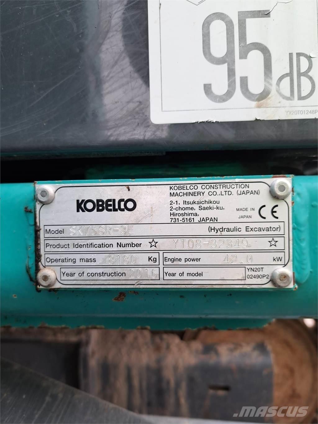 Kobelco SK75SR-3E Minikaivukoneet < 7t