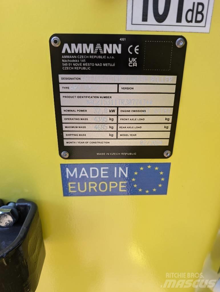 Ammann ARX45-2 Tandemjyrät