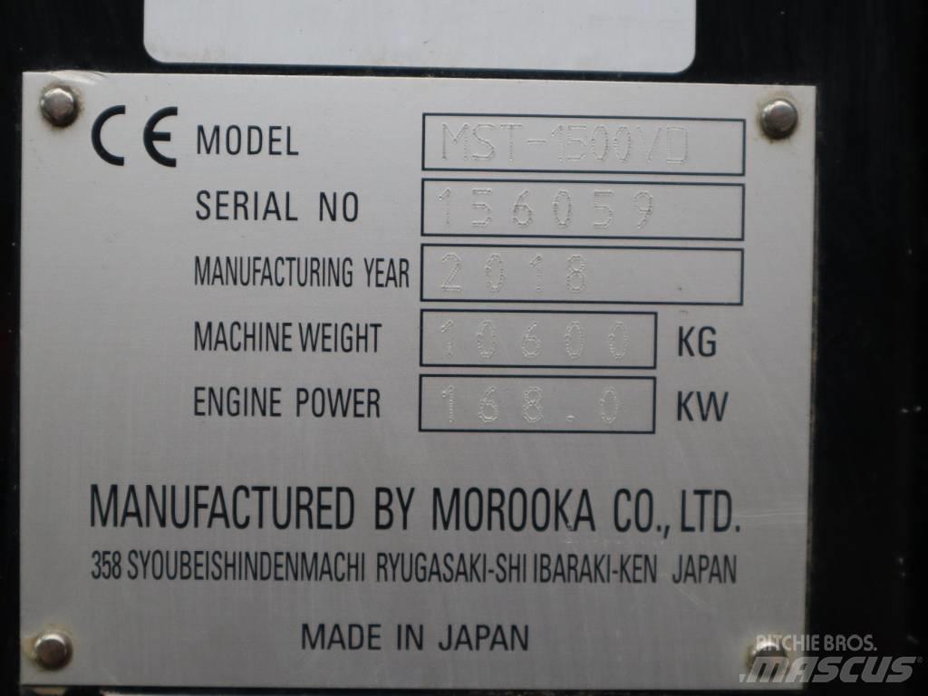 Morooka MST 1500 V D Teladumpperit