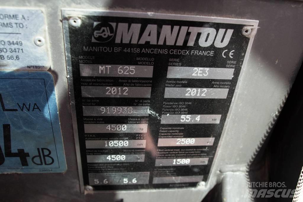 Manitou MT625 Kurottajat