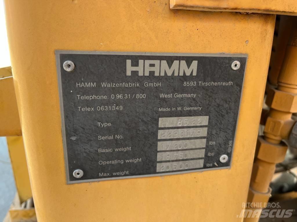 Hamm HD 85 Tandemjyrät
