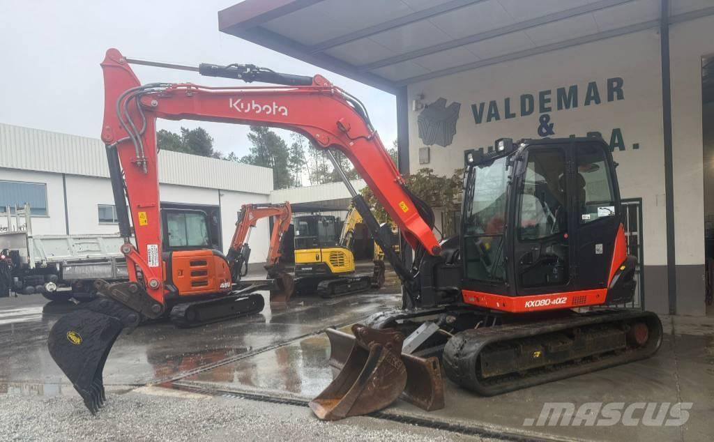 Kubota KX 080 Midikaivukoneet 7t - 12t