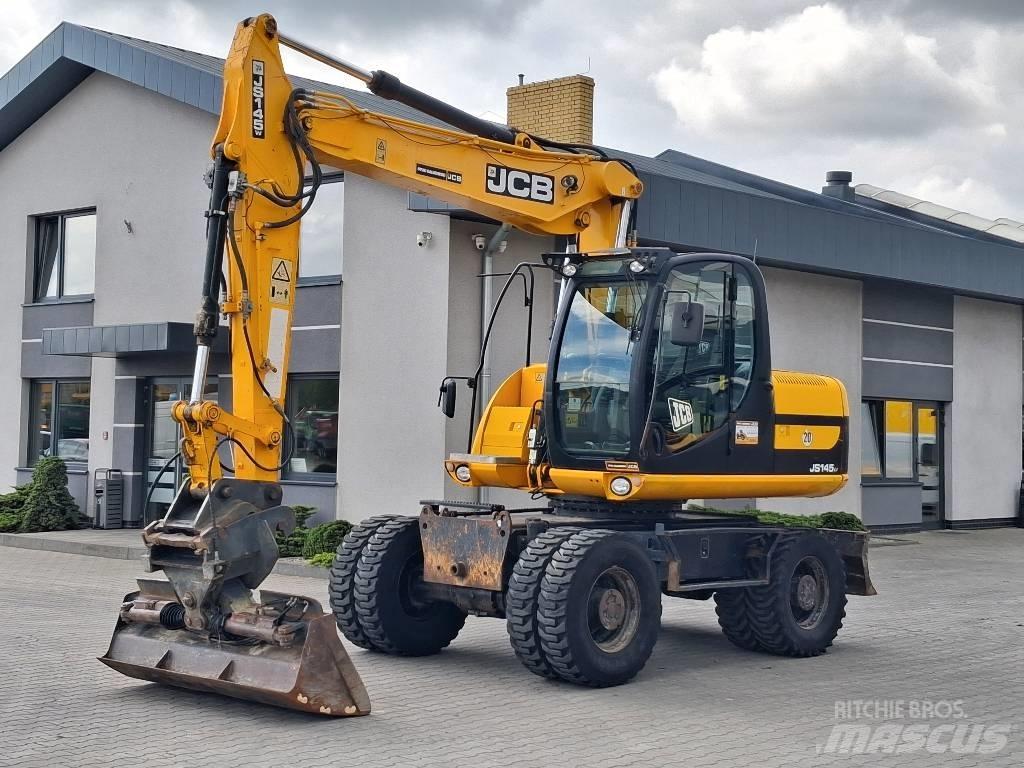 JCB JS 145 W Pyöräkaivukoneet