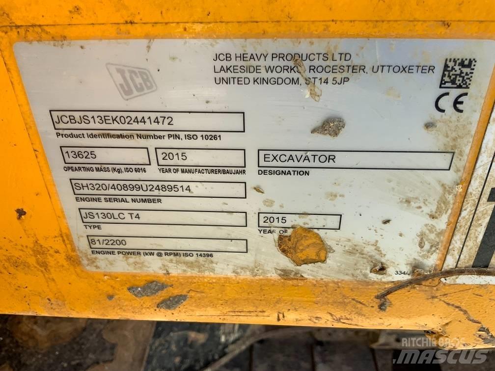 JCB JS 130 LC Telakaivukoneet