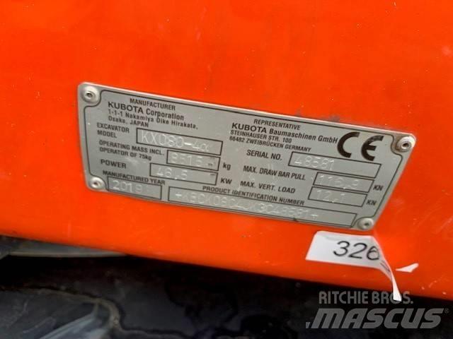 Kubota KX 080-4 Midikaivukoneet 7t - 12t