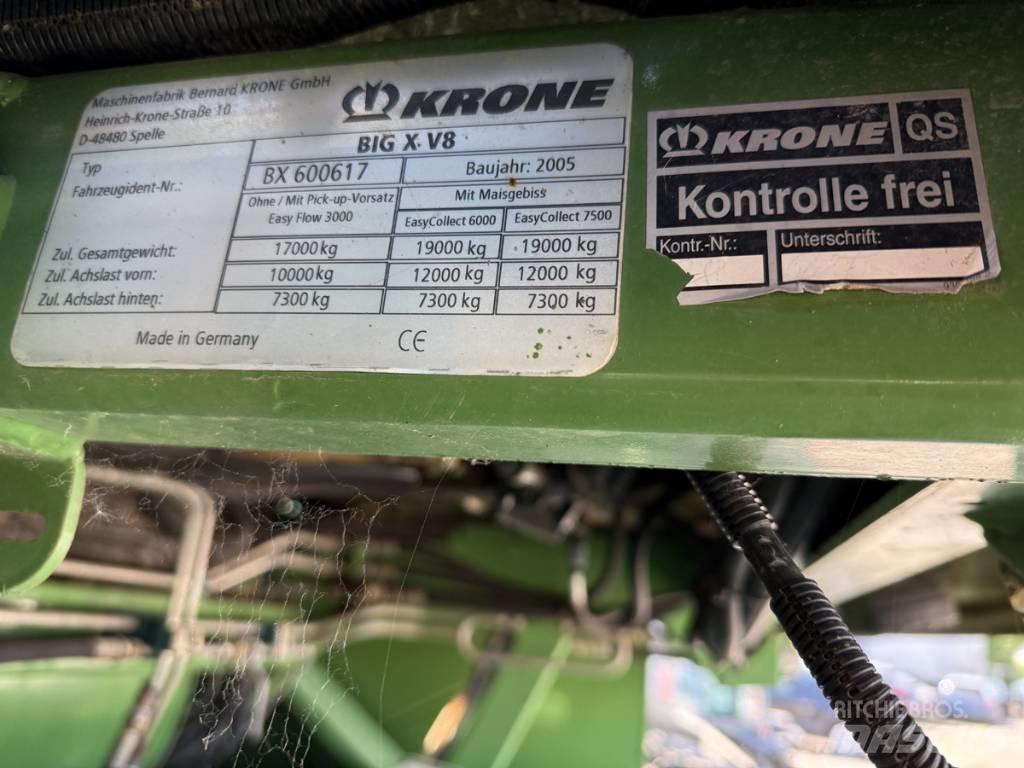 Krone Big X V8 Ajosilppurit