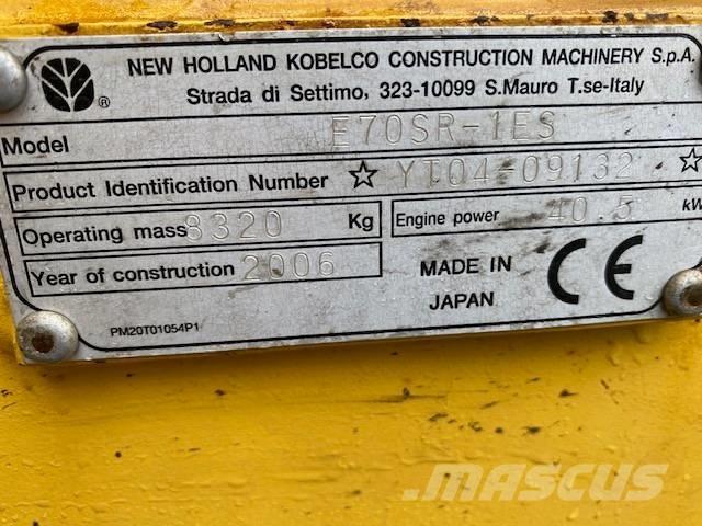 New Holland E 70 SR Midikaivukoneet 7t - 12t