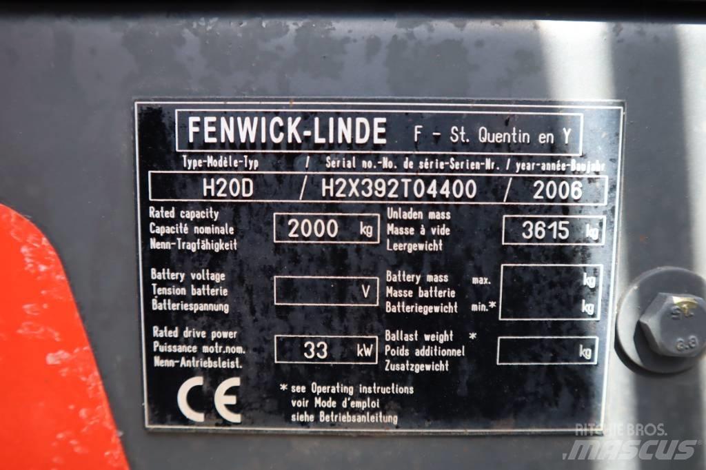 Linde H20D 2000 Kg Dieseltrukit