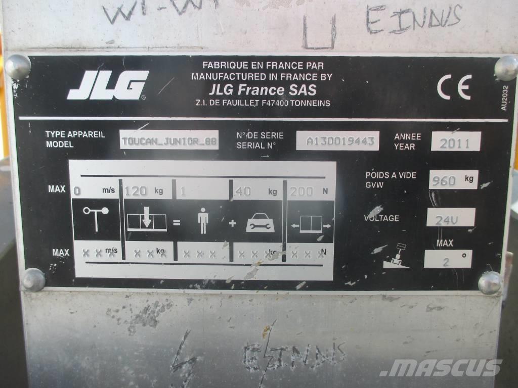 JLG Toucan Junior 8 Henkilönostimet ja nostolaitteet