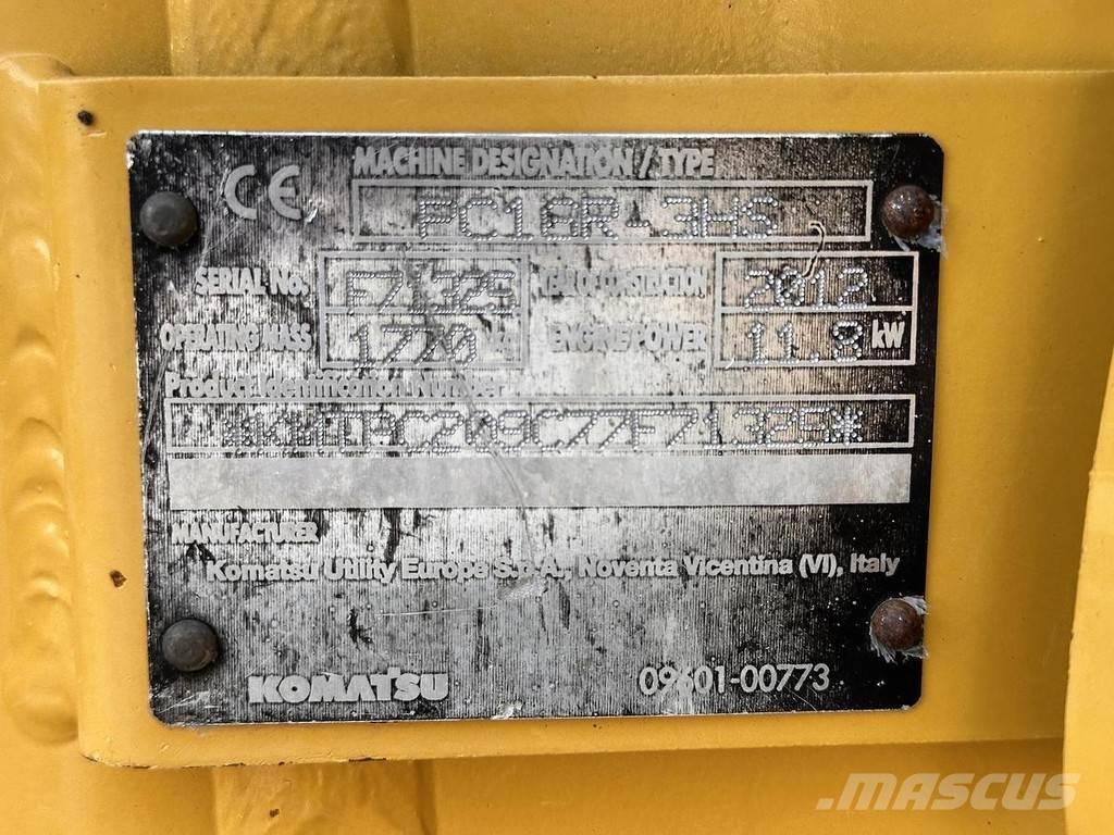 Komatsu PC16R-3HS Minikaivukoneet < 7t