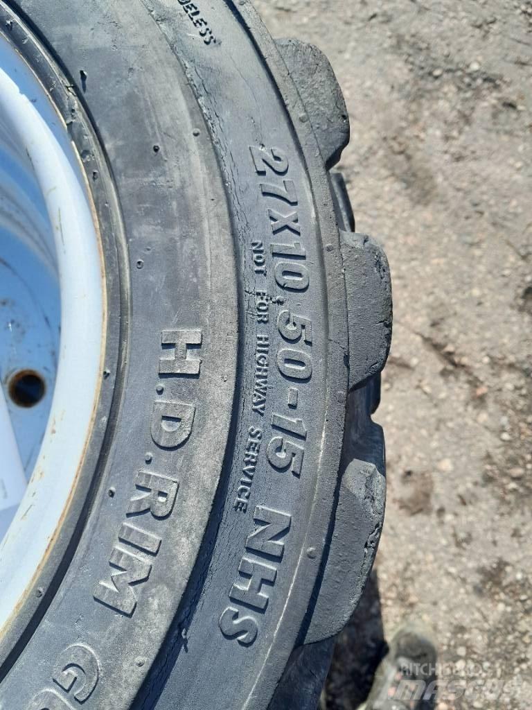 BKT 27x10,50-15 Hjul Renkaat ja vanteet