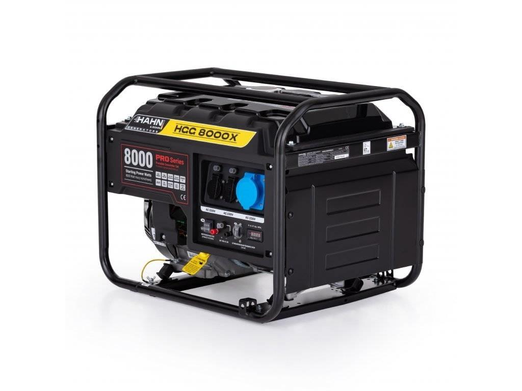 Hahn & Sohn HGG 8000 X Bensiinigeneraattorit