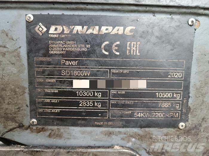 Dynapac SD1800W Asfalttikoneet