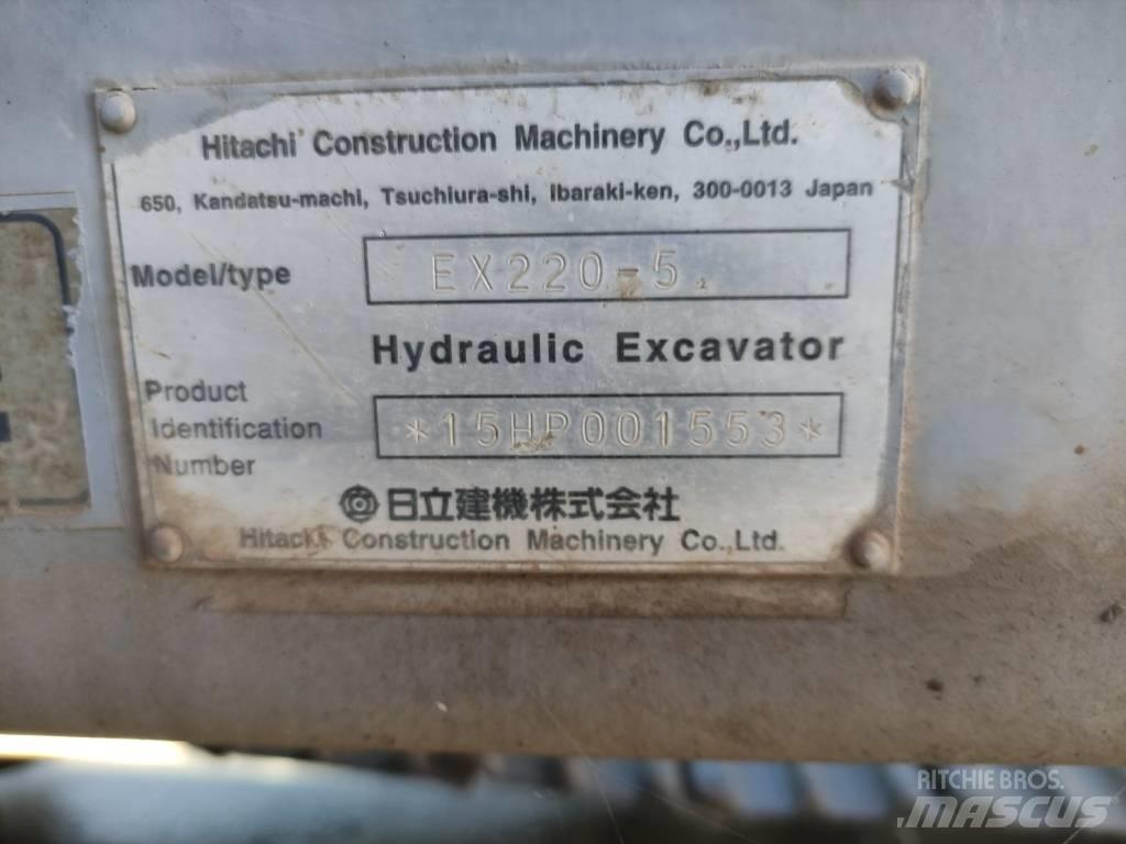 Hitachi EX 220-5 Telakaivukoneet