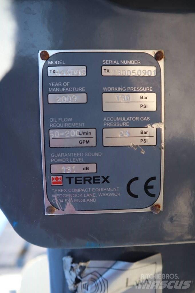 Terex TXH4400 Iskuvasarat