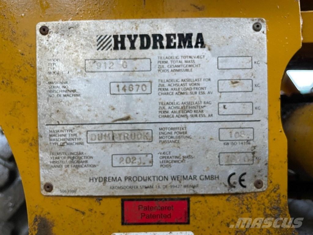 Hydrema 912 G Dumpperit