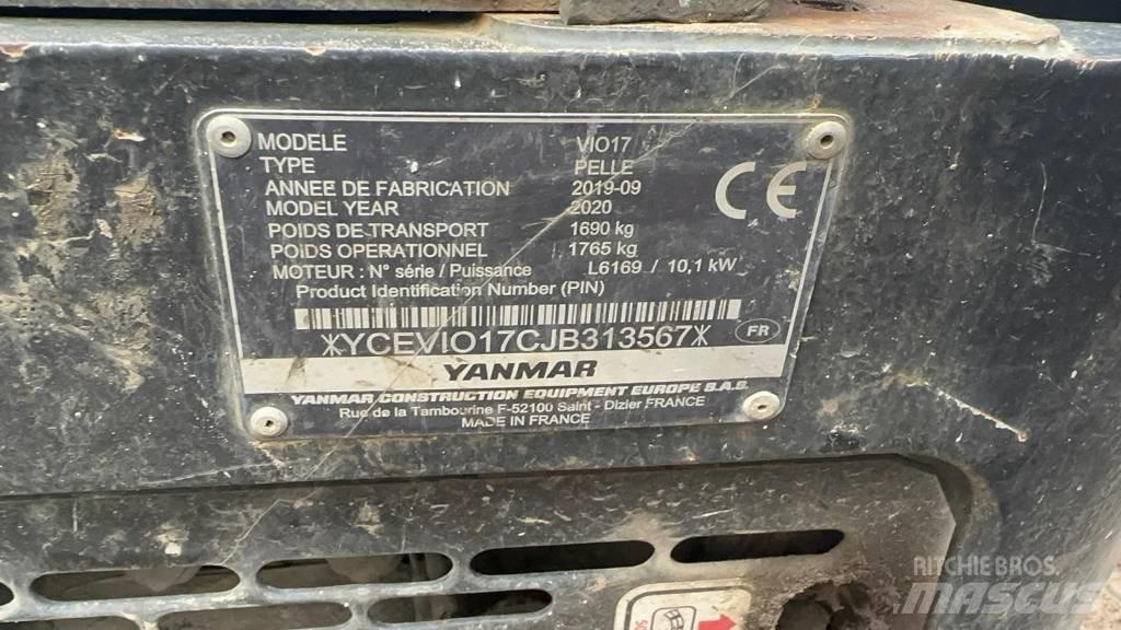 Yanmar Vio 17 Minikaivukoneet < 7t