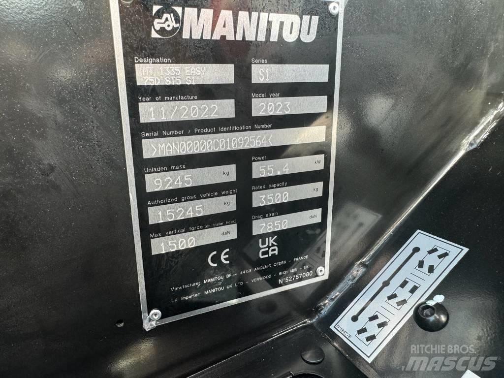 Manitou MT 1335 Kurottajat
