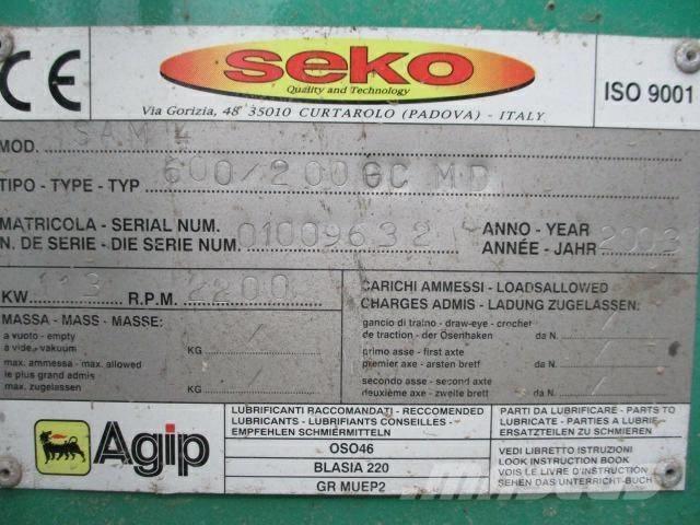 Seko 600/200GC MD Haketuskoneet