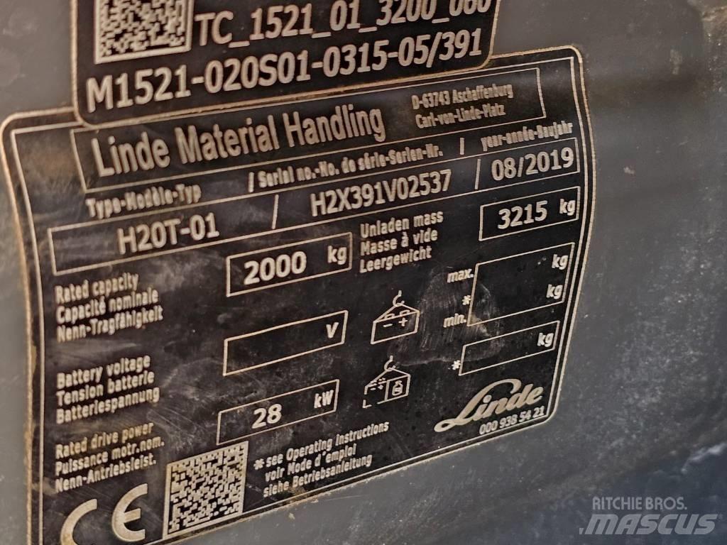 Linde H20T-01 Nestekaasutrukit