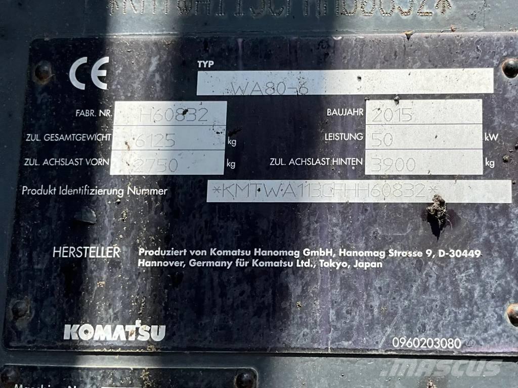 Komatsu WA 80-6 Pyöräkuormaajat
