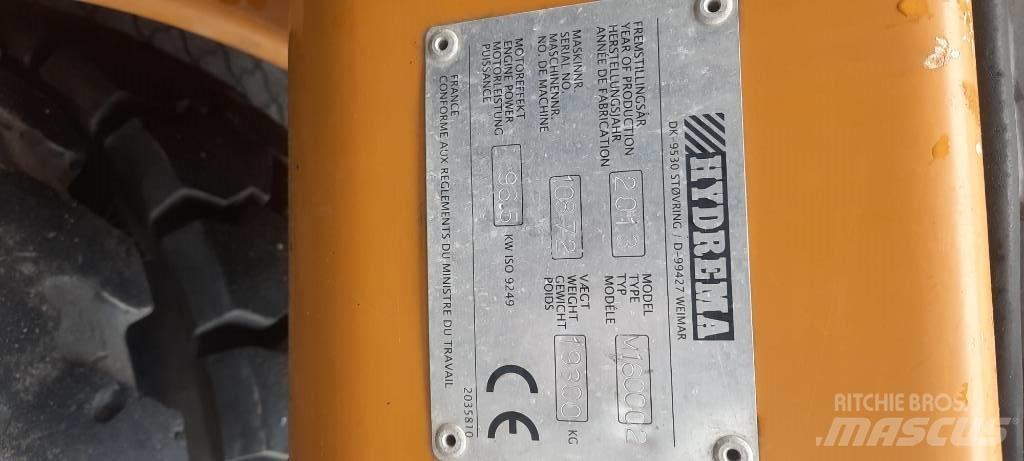 Hydrema M1600C2 Pyöräkaivukoneet