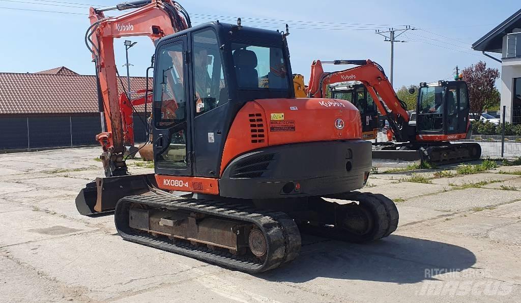 Kubota KX 080-4 Midikaivukoneet 7t - 12t