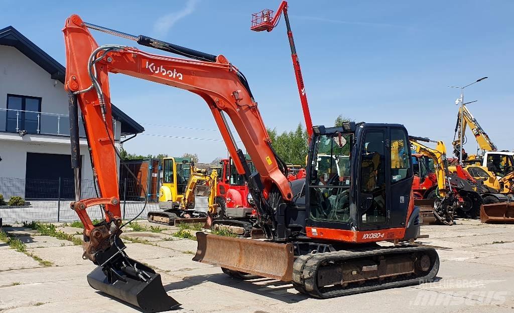 Kubota KX 080-4 Midikaivukoneet 7t - 12t