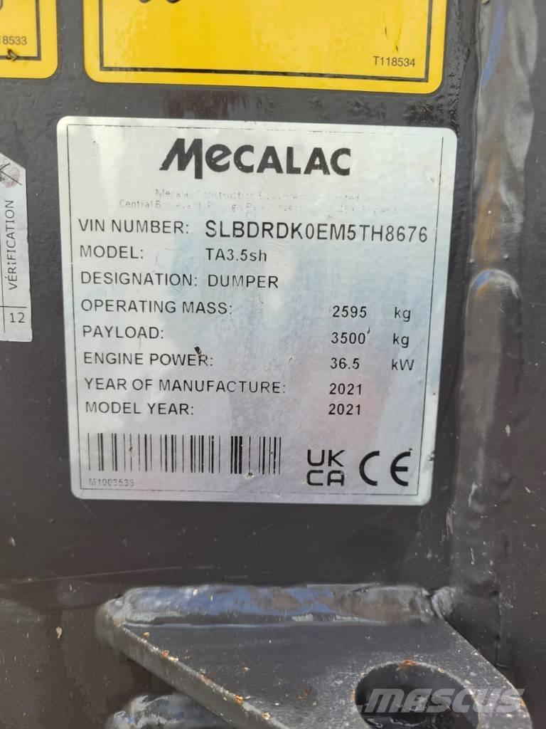 Mecalac TA 3.5 Minidumpperit