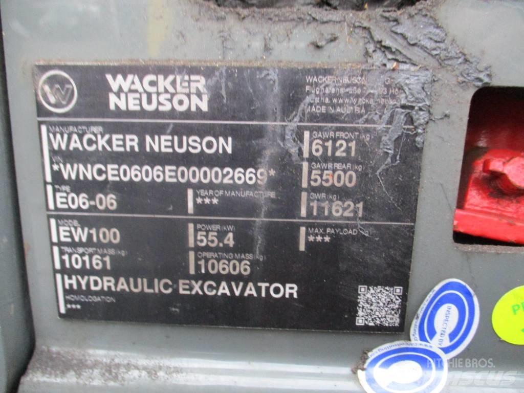 Wacker Neuson EW 100 Pyöräkaivukoneet