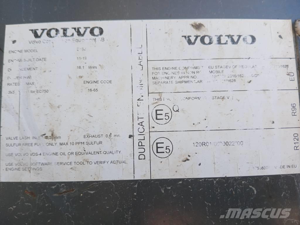 Volvo EC 750 E Telakaivukoneet