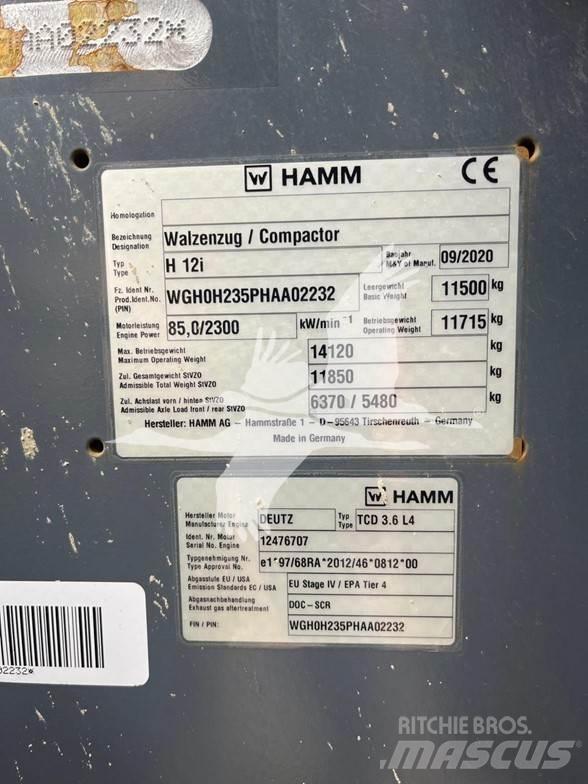 Hamm H12i Yksivalssijyrät