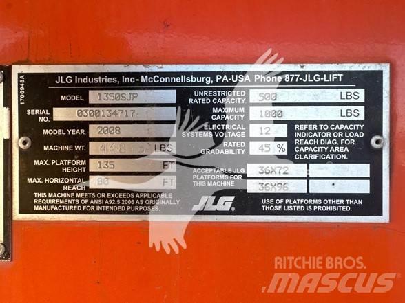JLG 1350SJP Teleskooppipuominostimet