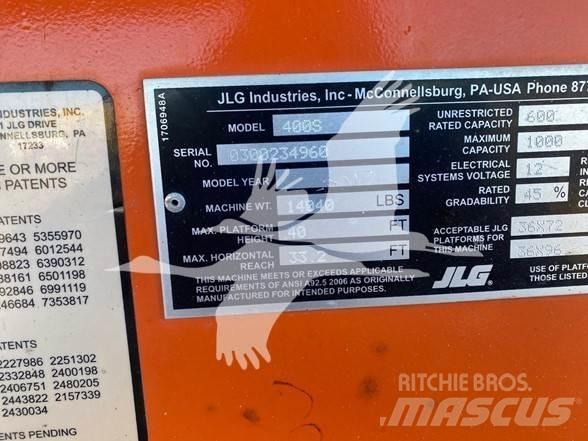 JLG 400S Teleskooppipuominostimet