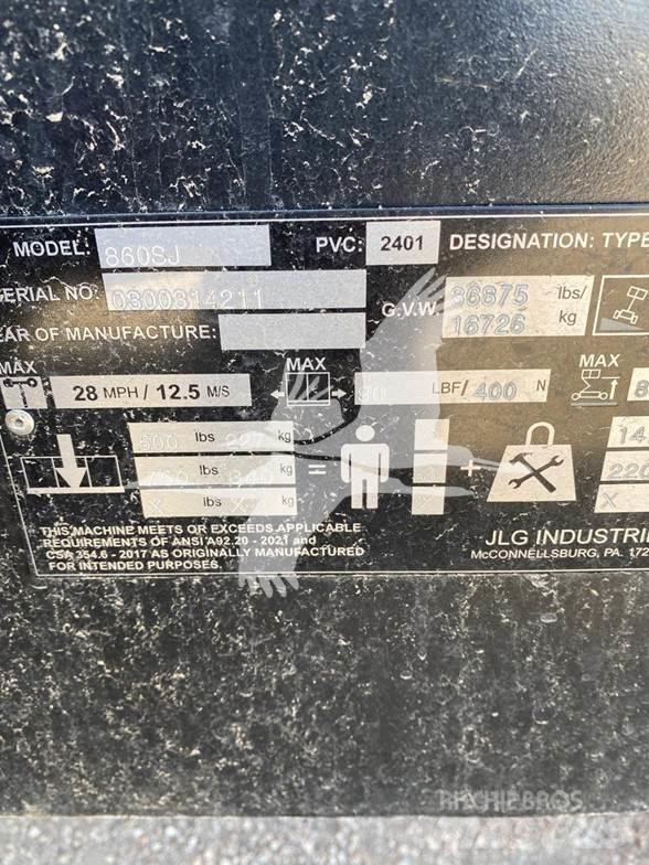 JLG 860SJ Teleskooppipuominostimet