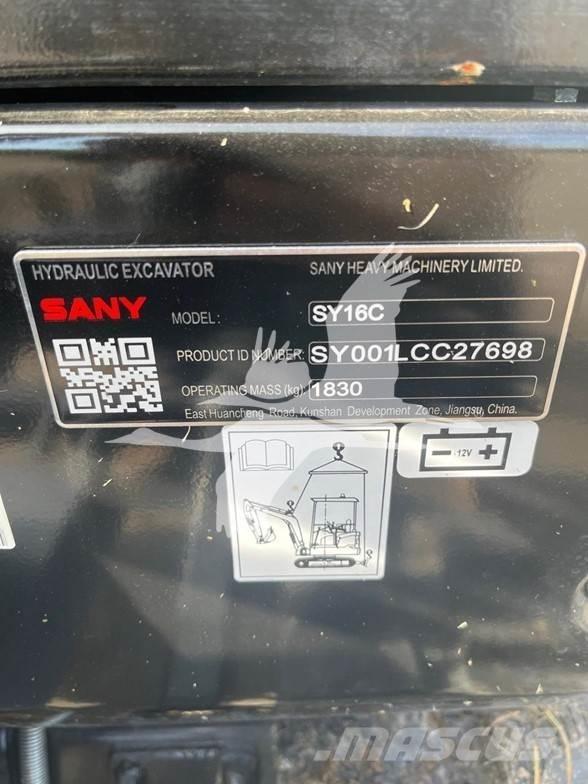 Sany SY16C Minikaivukoneet < 7t