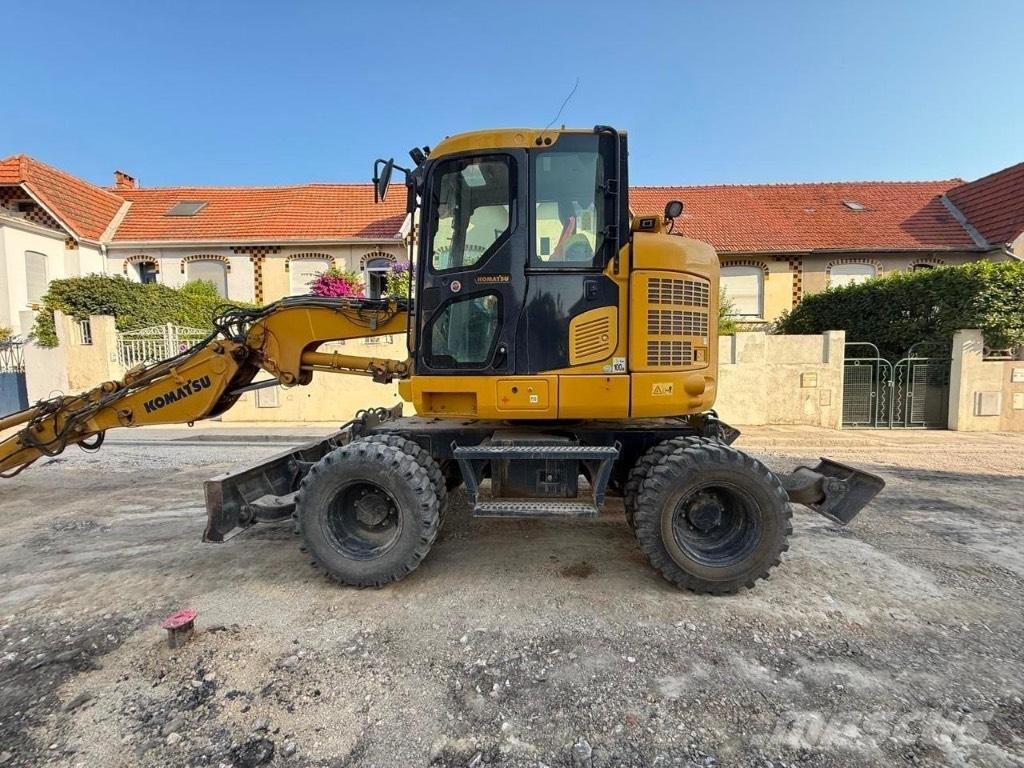 Komatsu PW 118 Pyöräkaivukoneet