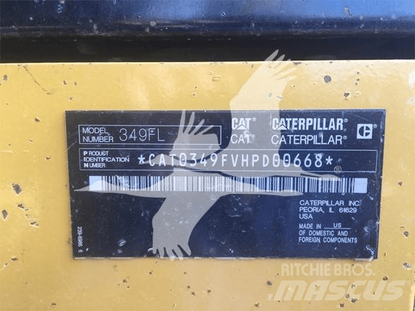CAT 349FL Telakaivukoneet