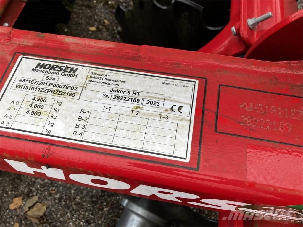 Horsch Joker 6 RT Kiekkomultaimet ja lautasäkeet