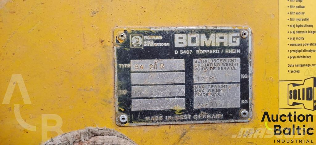 Bomag BW 20 R Kumipyöräjyrät
