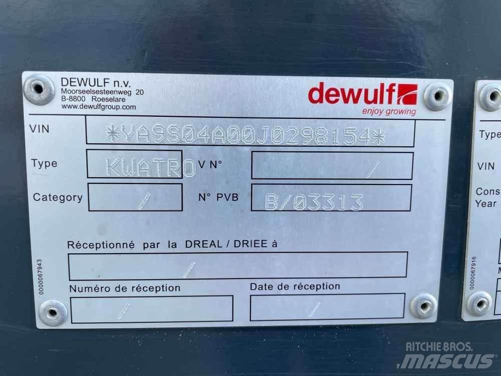 Dewulf KWATRO Muut maatalouskoneet