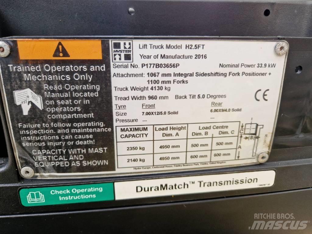 Hyster H2,5FT Dieseltrukit