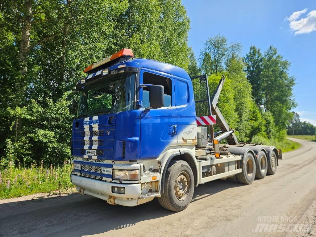 Scania 164 G 480 Koukkulava kuorma-autot