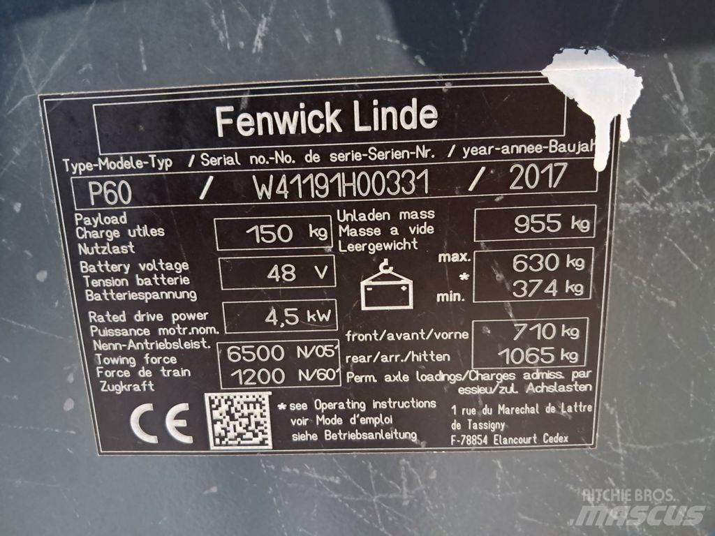 Linde P60 Vetopöytäautot
