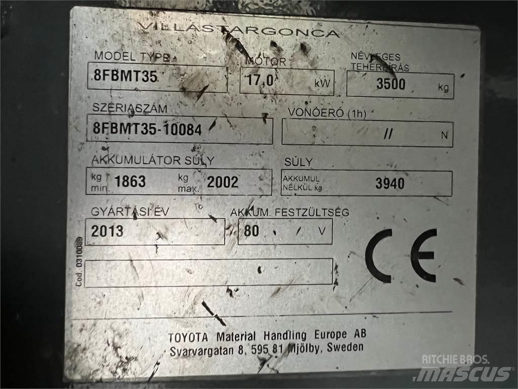 Toyota 8FBMT35 Sähkötrukit