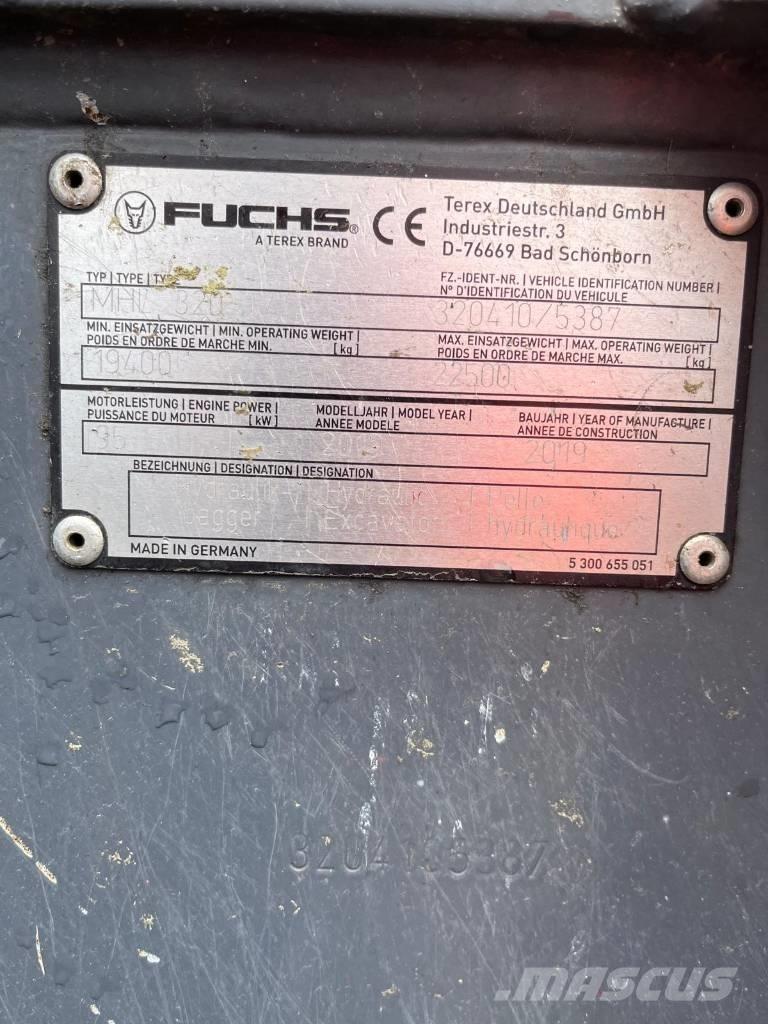 Terex Fuchs MHL320 Muut materiaalinkäsittelykoneet