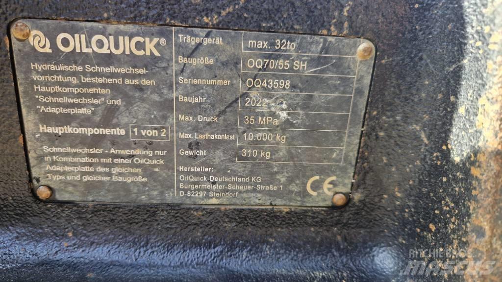 OilQuick OQ70/55 Pikakytkimet